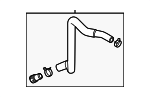 254P4ES000 - Cooling System: Inlet Hose for Kia Image
