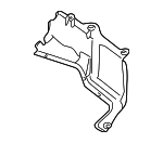 1J0825245J - Body: Fender Splash Shield for Volkswagen: Golf, Jetta Image