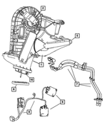 5183150AA - Air Conditioning &amp; Heater: Rear A/c Housing for Mopar Image