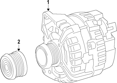 Alternator for 2022 Mercedes-Benz GLC43 AMG #0