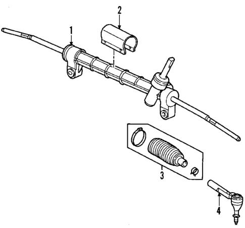 Steering Gear & Linkage for 2005 Saturn Vue #0