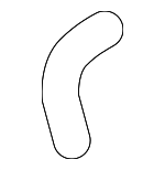 95810610400 - Cooling System: Outlet Hose for Porsche: Cayenne Image