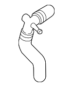95810610500 - Cooling System: Inlet Tube for Porsche: Cayenne, Panamera Image
