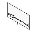 48521AL685 - Steering: Inner Tie Rod for INFINITI: G35 Image