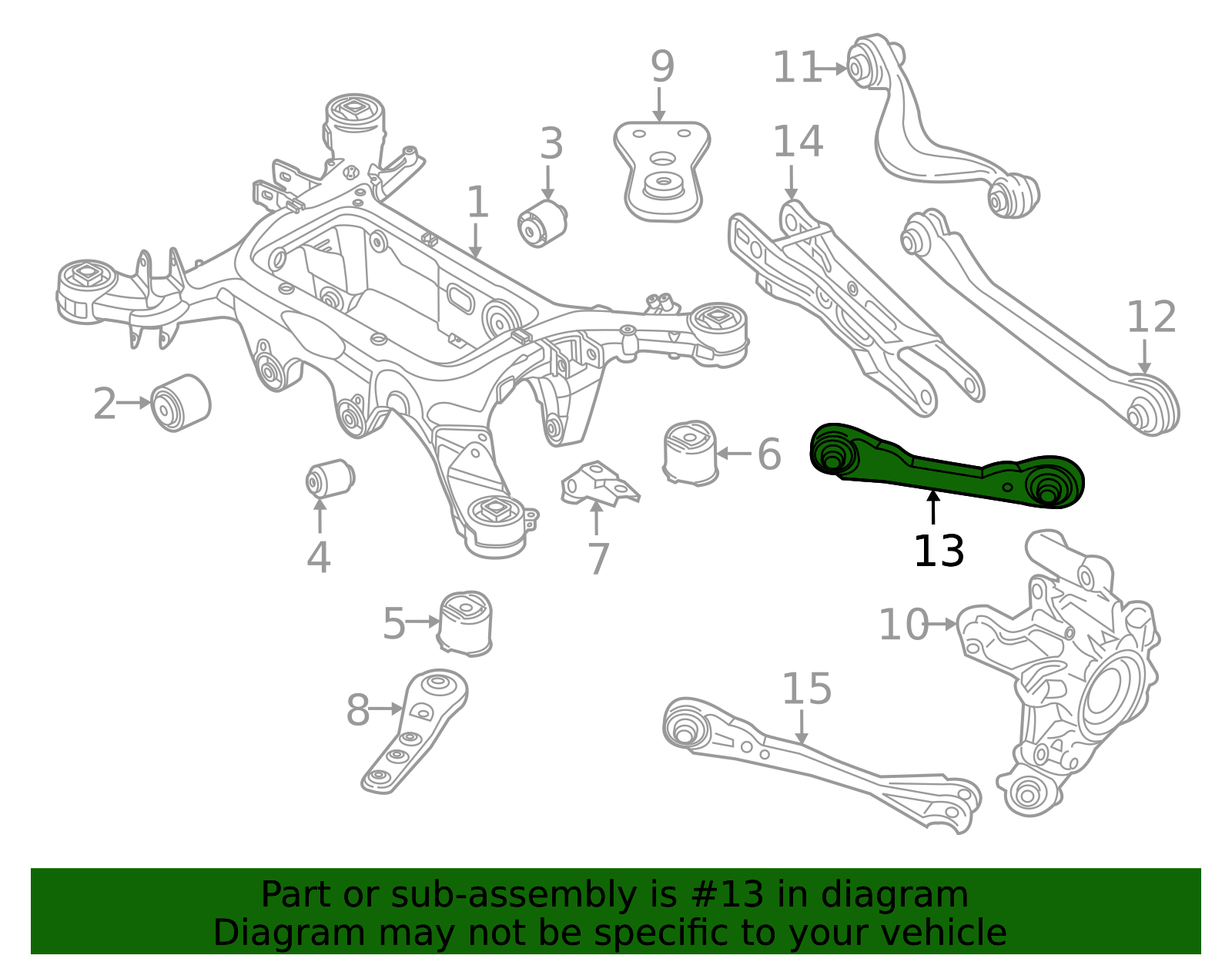 33-32-6-898-563 - Ft Lateral Arm 2023-2025 BMW | BMW Auto Parts Warehouse
