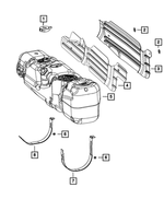 Fuel Tank Strap, Front
