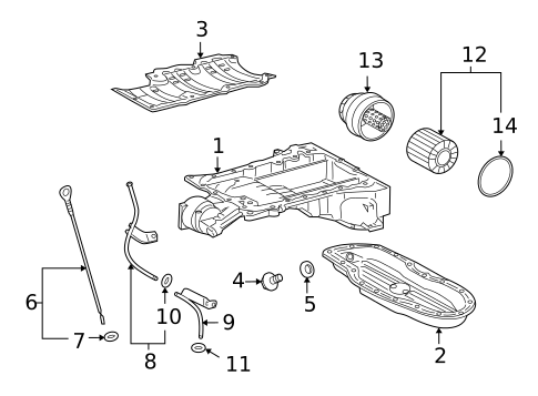 Engine Parts for 2011 Lexus GS450h #1