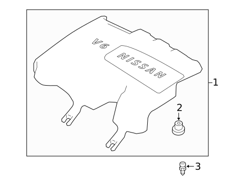 Engine Appearance Cover for 2020 Nissan Pathfinder #0