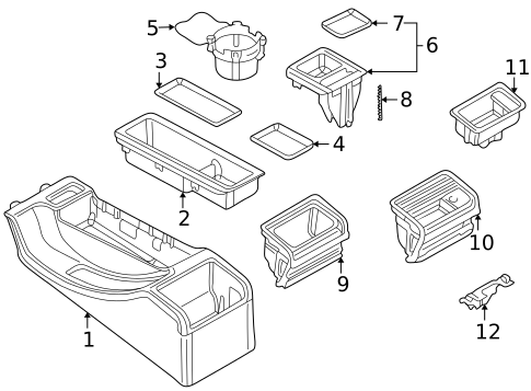 Console for 2003 BMW 325Ci #0