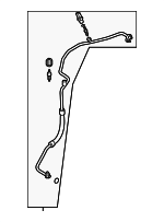 5Q0820741C - HVAC: Pressure Hose for Audi: A3, A3 Quattro, S3, TT Quattro, TTS Quattro Image