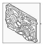 31200375 - Cooling System: Fan Assembly for Volvo: S80, V70, XC70 Image