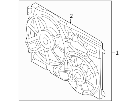 Cooling Fan for 2008 Volvo S80 #0