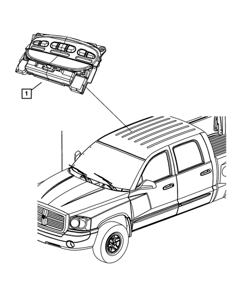 Keys, Modules and Engine Controllers for 2009 Dodge Dakota #4