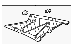 6247006230A0 - Body: Upper Quarter Trim for Toyota: Camry Image