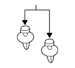 MR288150 - Body: Upper Grille Fastener for Mitsubishi Image
