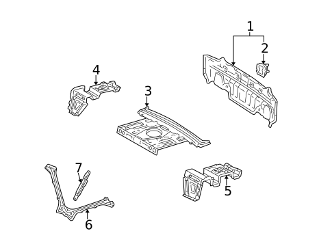 Rear Body for 1998 Lexus GS300 #0