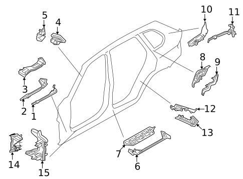 Inner Components for 2016 BMW X5 #0