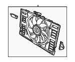 97010606106 - Cooling System: Fan Assembly for Porsche: Panamera Image