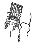 85860748 - Body: Seat Back Frame for GM Image