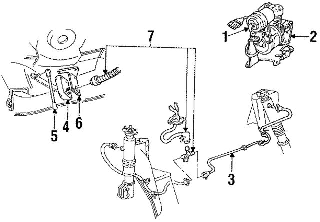22119572 - : Part# 22119572 Sensor for Buick: LeSabre, Park Avenue | Cadillac: 60 Special, DeVille, Fleetwood | Oldsmobile: 88, 98 | Pontiac: Bonneville Image
