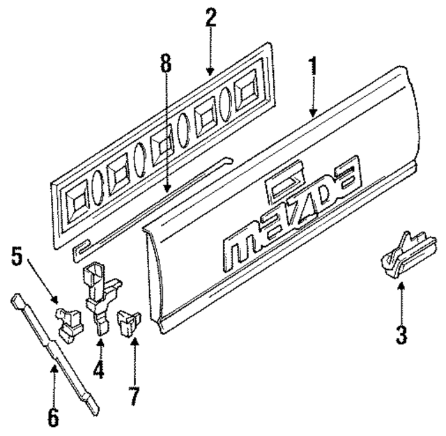 UB4165710 - : Lock for Mazda Image