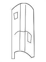 YS4Z54043C51AA - Body: Lower Reinforced Bracket for Ford: Focus Image