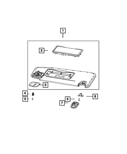 Headliners - Visors - Assist Straps for 2025 Jeep Wagoneer S #1