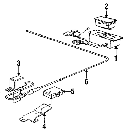 Air Bag Components for 1991 BMW 750iL #0