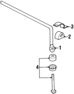 3521258 - Suspension: Stabilizer Bar for Buick: Riviera | Cadillac: DeVille, Eldorado | Oldsmobile: Toronado Image