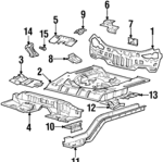 6531827010 - : Seat Belt Reinforced for Hyundai: Tiburon Image