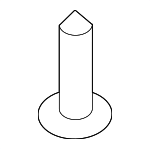 RYG501590 - Body: Bumper Cover Screw for Land Rover: Discovery, LR3, LR4, Range Rover, Range Rover Sport, Range Rover Velar Image