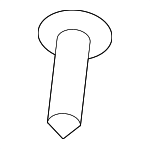 DYP100780 - Body: Bumper Cover Screw for Land Rover: Discovery, Range Rover Sport Image