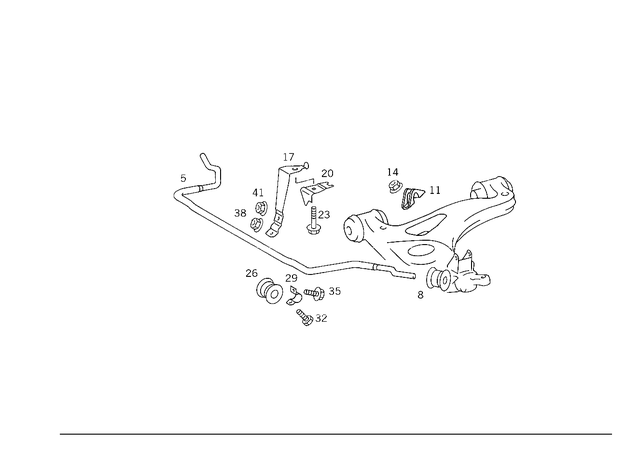 2023235265 - Springs and Suspension: Torsion Bar for Mercedes-Benz: C280 Image image