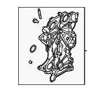 8240128001 - Body: Regulator for Hyundai: Elantra Image