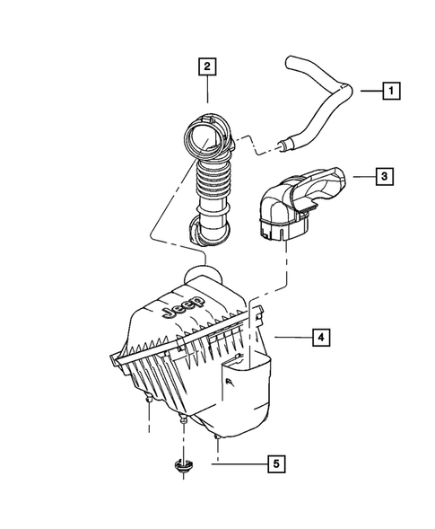 Crankcase Ventilation for 2004 Jeep Liberty #0