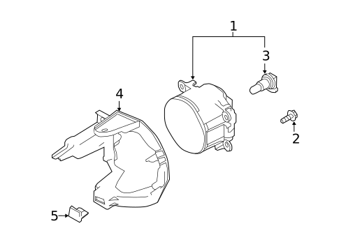 Bulbs - Chassis for 2014 Nissan LEAF #2