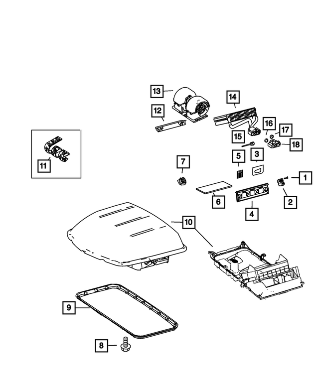 68012630AA - Air Conditioners and Heaters: Screw for Dodge: Sprinter 2500, Sprinter 3500 Image