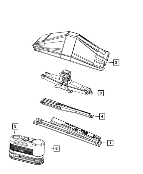 Jack Stowage for 2014 Dodge Grand Caravan #0