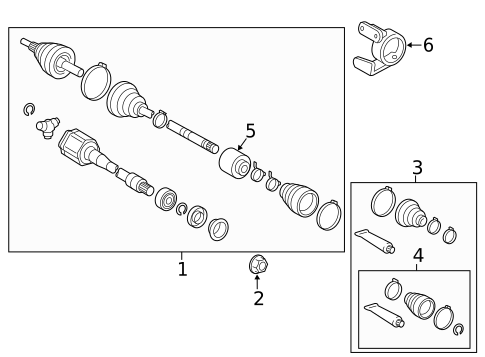 Drive Axles for 2017 Lexus ES350 #0