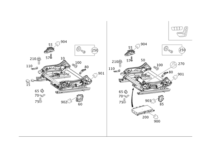 4180 - Driver Seat: Hexalobular Screw for Mercedes-Benz Image image
