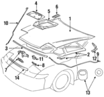 5330120340 - Body: Hood for Toyota Image image