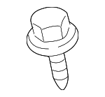 MS450973 - Electrical: Combo Lamp Assembly Screw for Mitsubishi: Eclipse Cross, Lancer, Mirage, Mirage G4, Outlander, Outlander PHEV, Outlander Sport Image