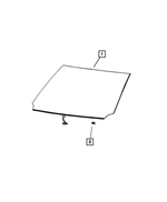 55112788AE - Glass: Windshield for Mopar Image