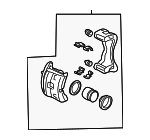 45019TZ3A00 - : 2006-2014 Honda Ridgeline - Caliper Sub Assembly for Honda: Ridgeline Image