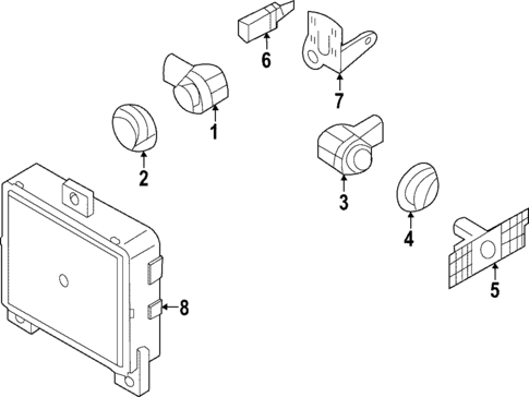 Parking Aid for 2024 Volkswagen Golf R #1
