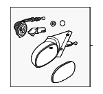 21019866 - Body: Mirror for Saturn: L100, L200, L300, LS, LS1, LS2, LW1, LW2, LW200, LW300 Image image