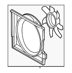 2115001693 - Belts &amp; Cooling: Engine Cooling Fan Assembly for Mercedes-Benz Image