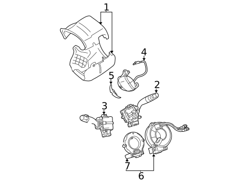Switches for 2002 Toyota Camry #1