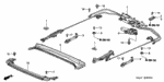 70544S1AE01 - Interior/Bumper: SCREW, TRUSS (5X10) for Honda Image
