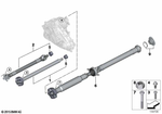 26117523709 - Prop Shaft: Hex Bolt for BMW Image